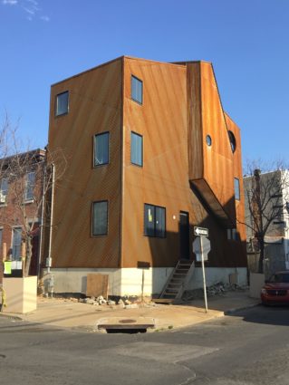 weathering steel home philadelphia