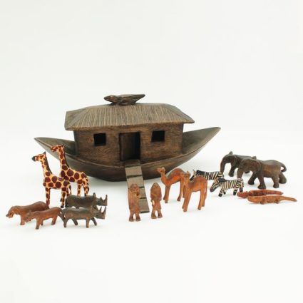 Barnes Foundation: hand-carved Noah's Ark set, $120