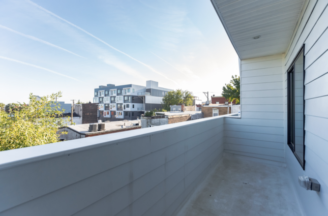 2405 Amber Street balcony. This home features 3 balconies, a roof deck and an outdoor space.