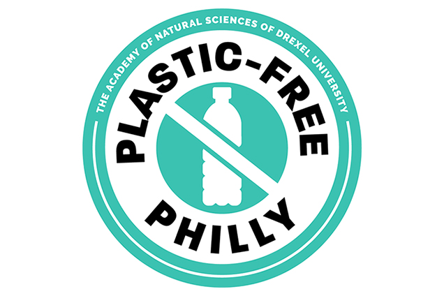 Academy of Natural Sciences of Drexel University's Plastic-Free Philly badge. 