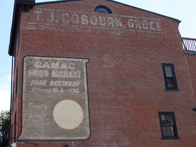 T.J. Cobourn, Grocer and Camac Food Market Ghost Signs- Images: Ghost Sign Project