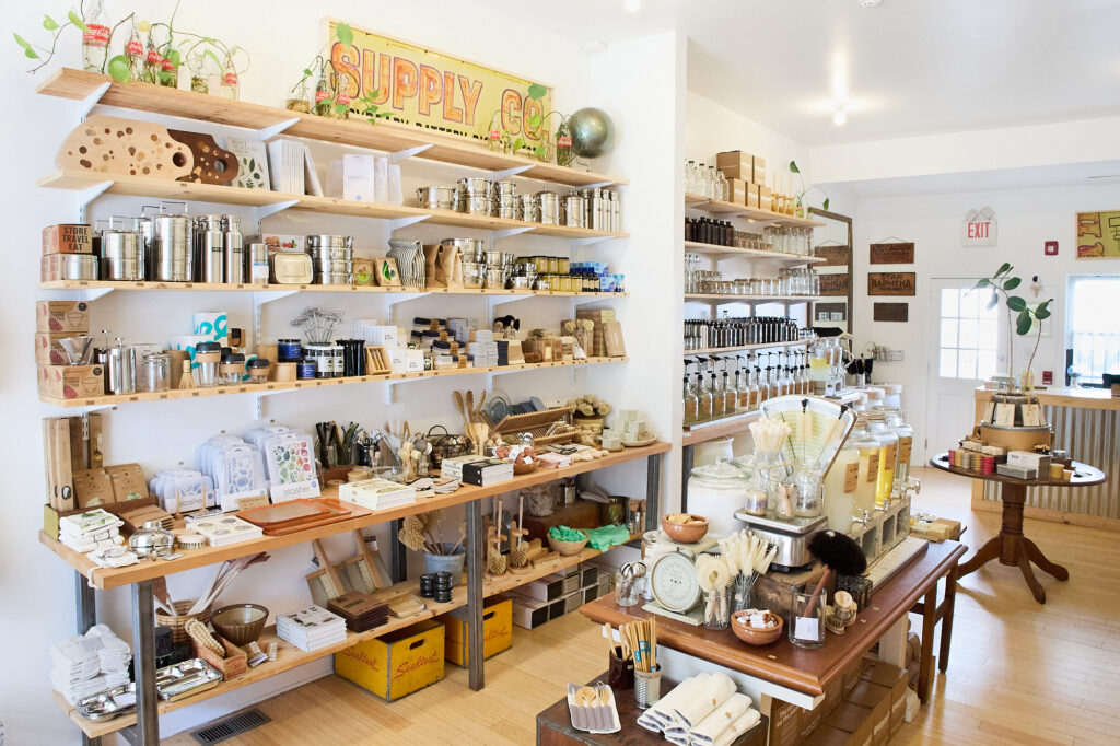 The interior of Good Buy Supply, a sustainable general store in East Passyunk, Philadelphia.
Image: Jason Rusnock of Good Buy Supply.