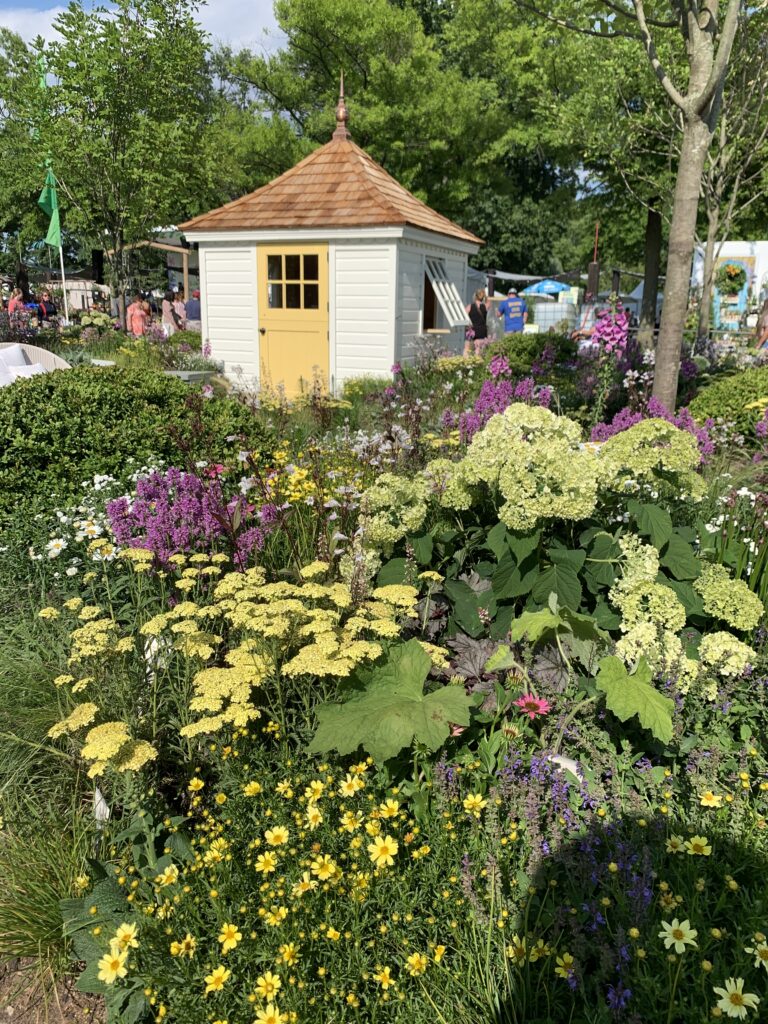 Pollinator-Friendly Garden at the PHS Flower Show, FDR Park, Philadelphia. Image: Stephanie Aviles